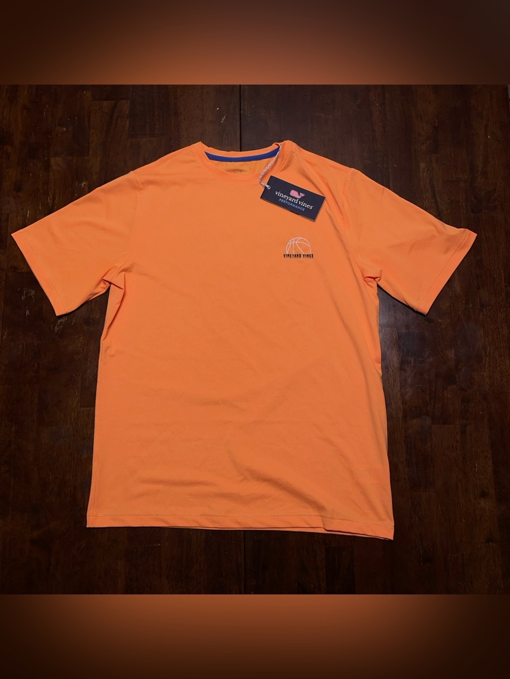 Vineyard Vines Basketball Performance Short Sleeve Harbor Tee Boys L (16) NWT